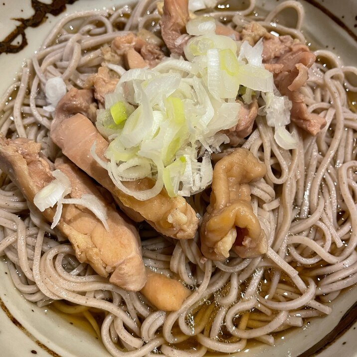 鶏肉on⭐あったかそば